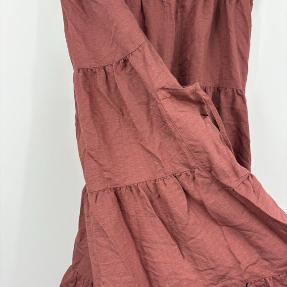 Scarlet Darkness Maxi Skirt 2XL Fairy Romantic Whimsigoth Renaissance Tier Boho - Picture 7 of 7